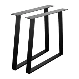 Pieds de table MONO – paire / Noir mat