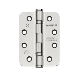 Paumelle articulée pour portes intérieures sans feuillure / Acier inoxydable