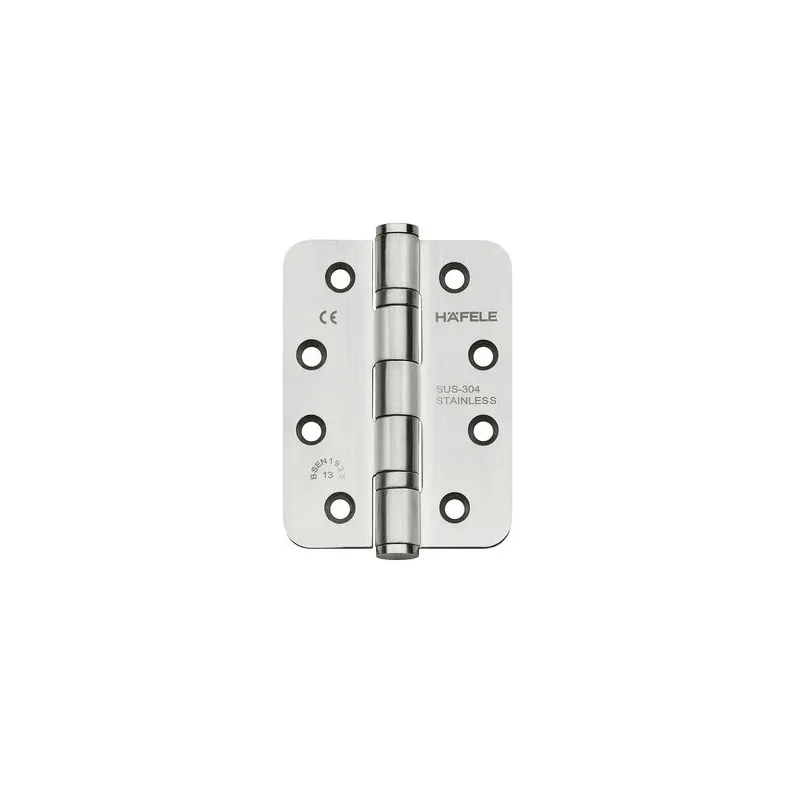 Paumelle articulée pour portes intérieures sans feuillure / Acier inoxydable