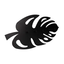 Patère murale SPRING XL / Noir mat