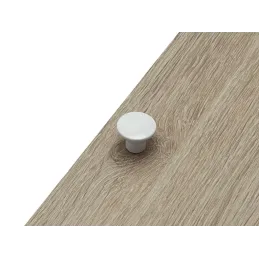 Poignée bouton HELGA / Blanc brillant
