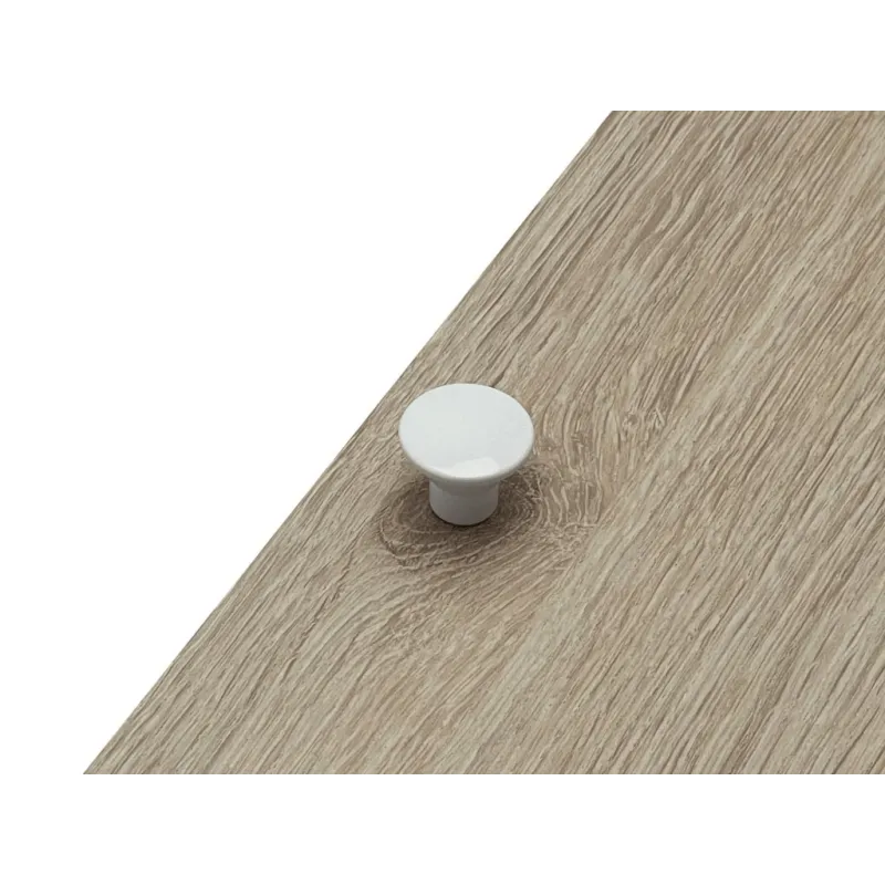 Poignée bouton HELGA / Blanc brillant