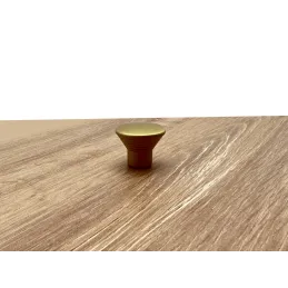 Bouton de meuble HELGA / Or mat satiné