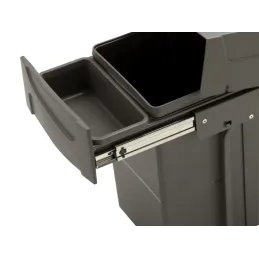 Poubelle coulissante avec bac U30 20L / Grise