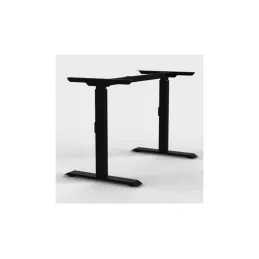 Structure de bureau réglable en hauteur COLORADO / Noir mat
