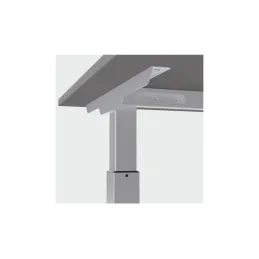 Structure de bureau réglable en hauteur COLORADO / Noir mat