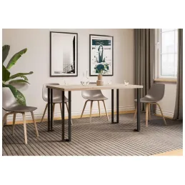 Pied de table MARK / Noir mat