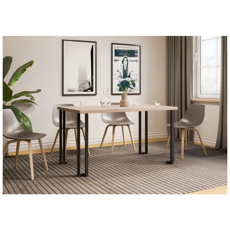 Pied de table MARK / Noir mat