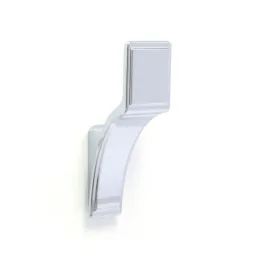 Patère rustique GAUDO / Chrome brillant
