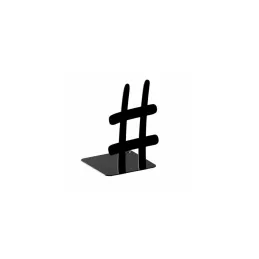 Support pour livres HASTAG / Noir mat_RGCTX