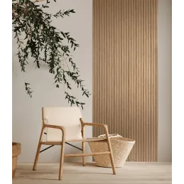 Profilé décoratif à lattes OLMO / Chêne doré