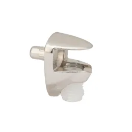 Support d’étagère en verre GEON 5–6 mm / Nickel – 10 pièces