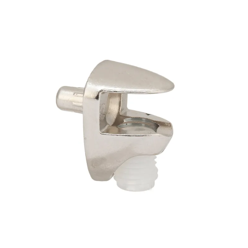 Support d’étagère en verre GEON 5–6 mm / Nickel – 10 pièces