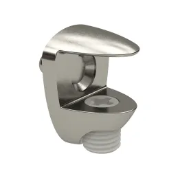 Support d’étagère en verre GEON 8–10 mm / Nickel – 10 pièces