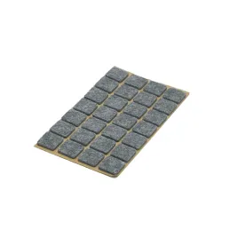 Patin adhésif en feutre 20x20 / Gris – feuille