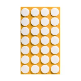 Patin adhésif en feutre 20 mm / Blanc – plaque