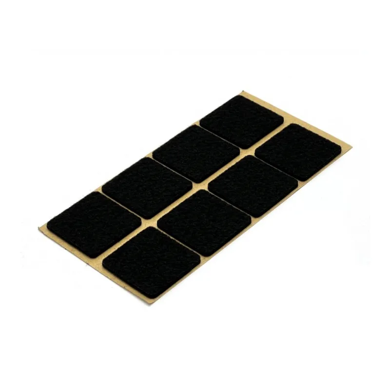 Patin adhésif en feutre 38x38 mm / Noir – plaque