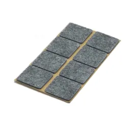 Patin adhésif en feutre 38x38 mm / Gris – plaque