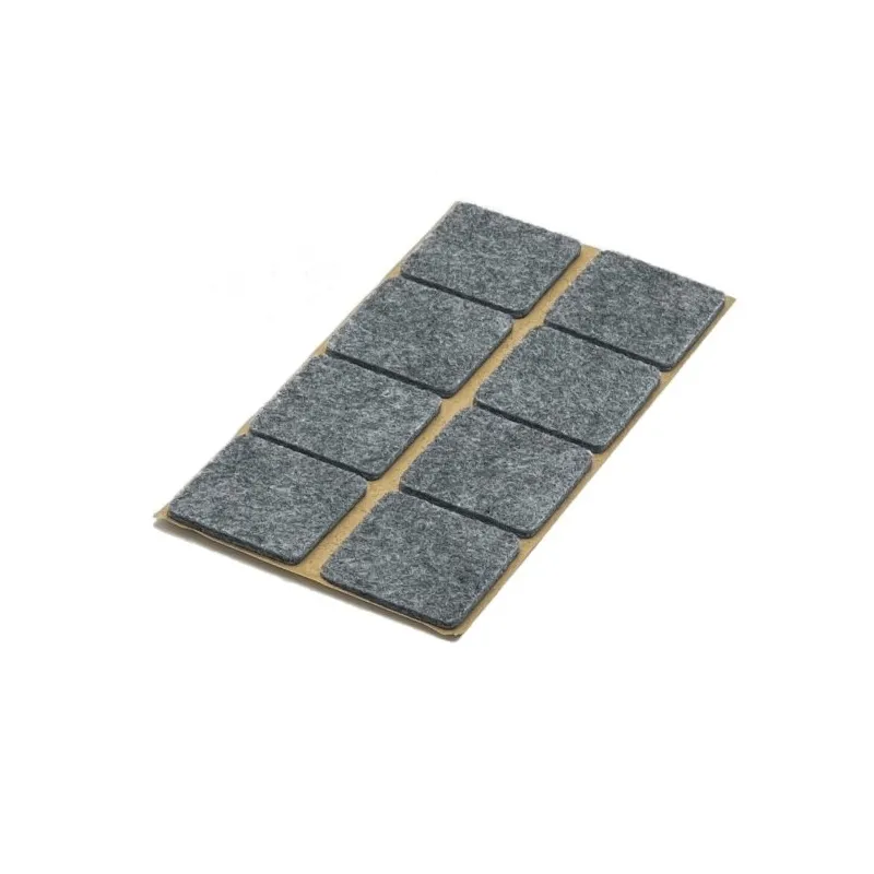 Patin adhésif en feutre 38x38 mm / Gris – plaque