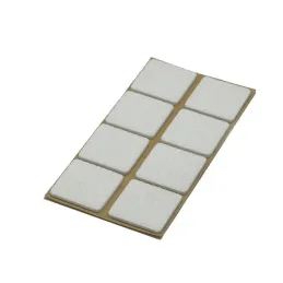 Patin adhésif en feutre 38x38 mm / Blanc – rond