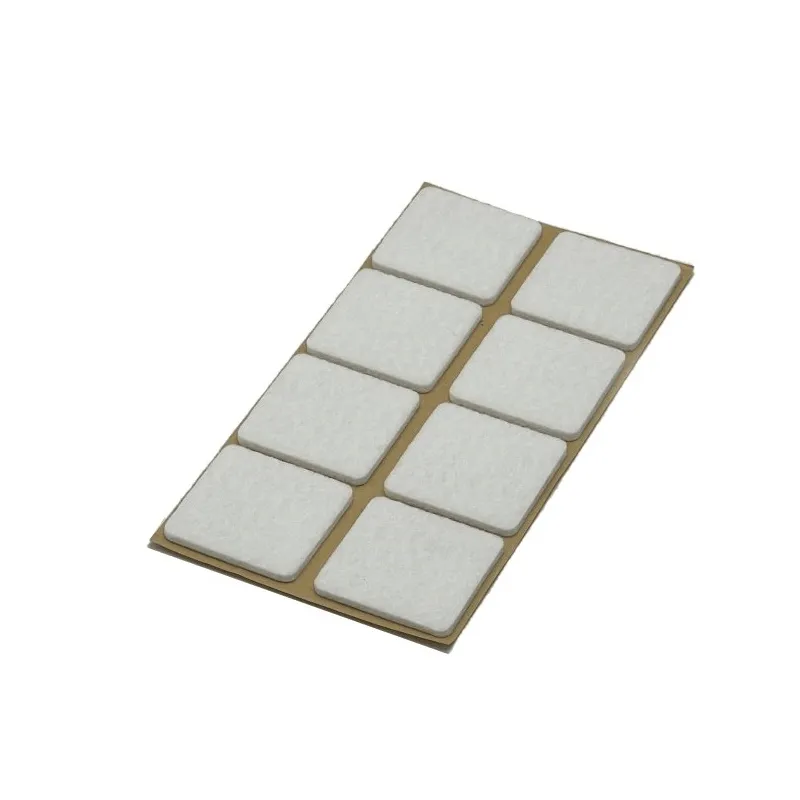 Patin adhésif en feutre 38x38 mm / Blanc – rond