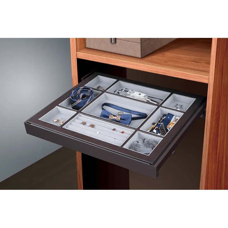 Organiseur coulissant pour bijoux NIKOL / Marron