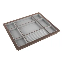 Organiseur coulissant pour bijoux NIKOL / Marron
