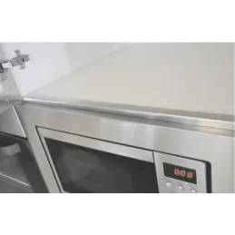 Profilé de protection supérieur pour four / Inox