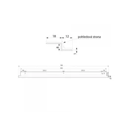Profilé de protection inférieur pour four « Z » / Inox