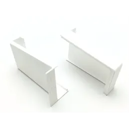 Jeu de caches pour ferrure de suspension 806 – gauche + droite / blanc