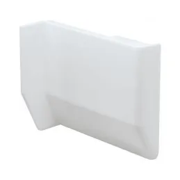 Jeu de caches pour ferrure de porte coulissante 801 – gauche + droite / Blanc