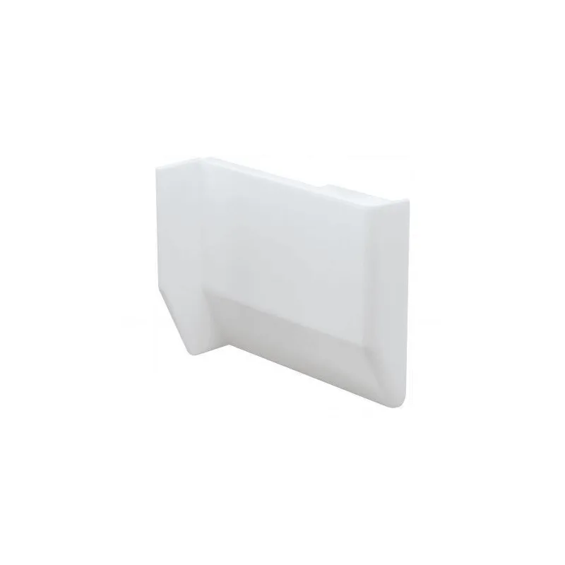 Jeu de caches pour ferrure de porte coulissante 801 – gauche + droite / Blanc