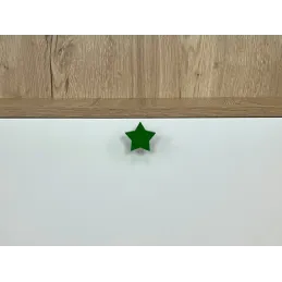 Bouton en bois STAR / Vert