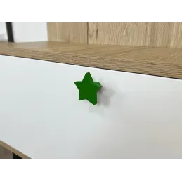 Bouton en bois STAR / Vert