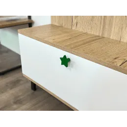 Bouton en bois STAR / Vert