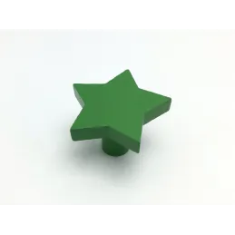 Bouton en bois STAR / Vert