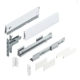 Caisson de cuisine BLUM – Merivobox « M » 40 kg / Blanc soyeux