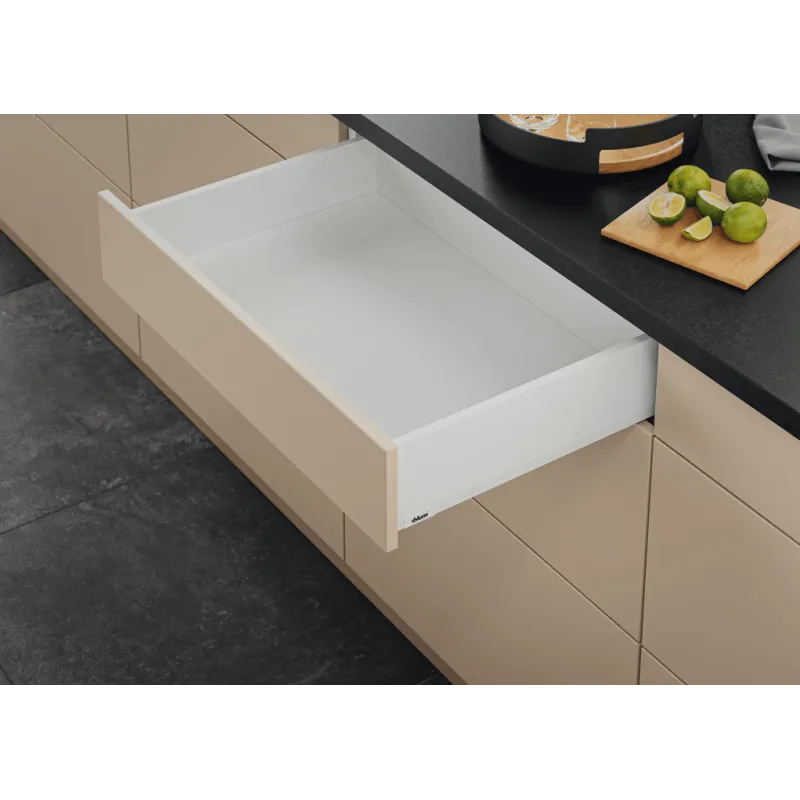 Boîte de cuisine BLUM – Merivobox « K » 40 kg / Blanc soyeux