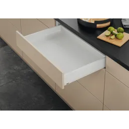 Caisson de cuisine BLUM – Merivobox « M » 40 kg / Blanc soyeux