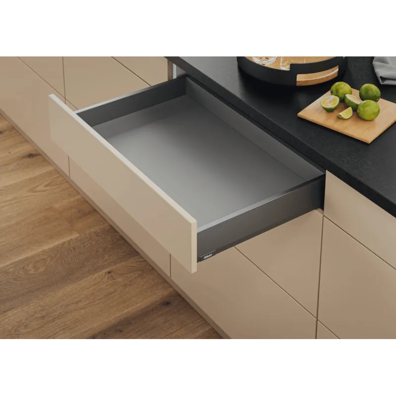 Boîte de cuisine BLUM – Merivobox « M » 40 kg / gris Orion