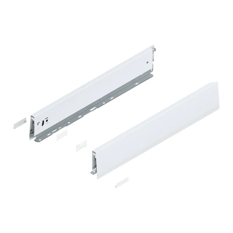 Parois latérales BLUM Merivobox « M » 91 mm / Blanc soyeux