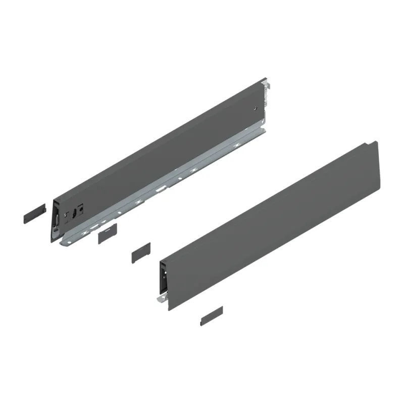 Côtés BLUM Merivobox « M » 91 mm / gris Orion