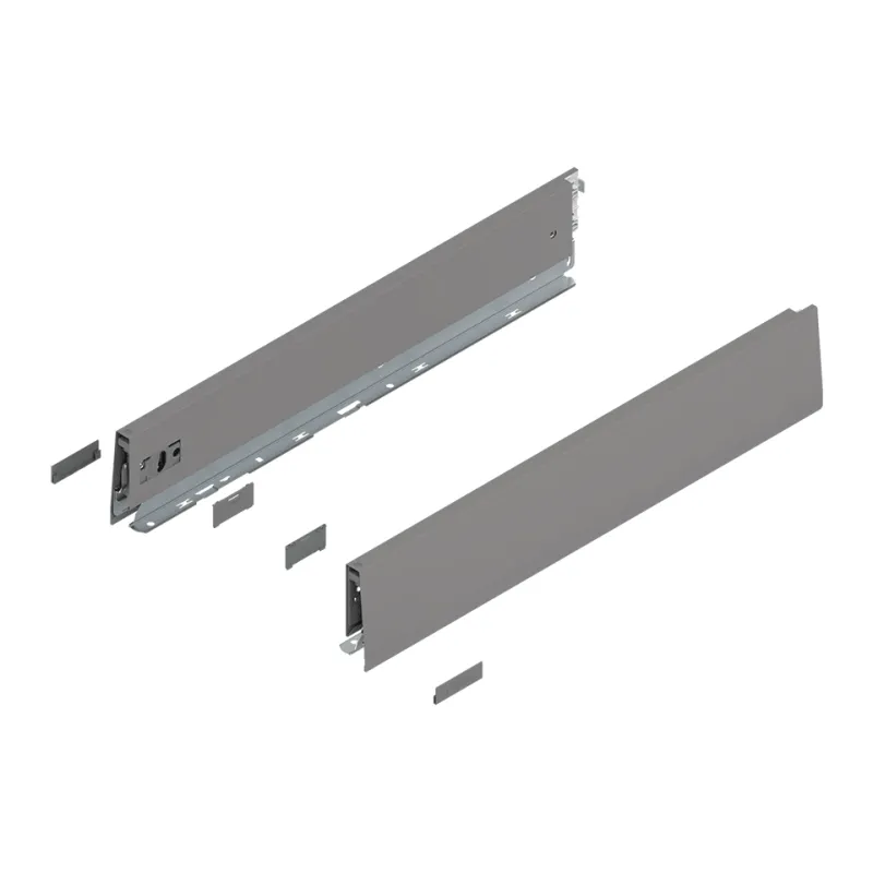 Côtés BLUM Merivobox « M » 91 mm / gris indium