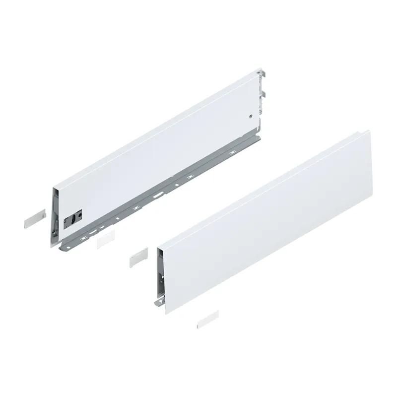 Côtés BLUM Merivobox « K » 129 mm / Blanc soyeux