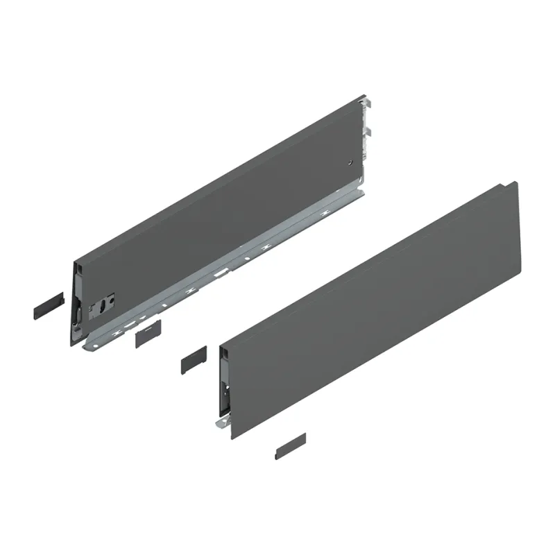 Côtés BLUM Merivobox « K » 129 mm / gris Orion