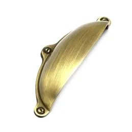 Poignée MELANIE / Laiton patiné brillant