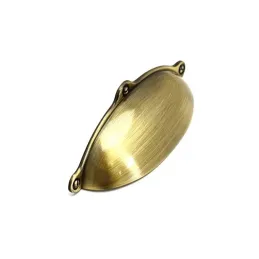 Poignée MELANIE / Laiton patiné brillant