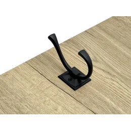 Porte-manteau ALEXA / Noir mat