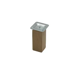 Pied de meuble en bois 45x45 AGOS / Hêtre verni