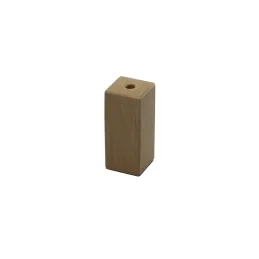 Pied de meuble en bois 45x45 AGOS / Hêtre verni